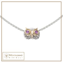 Collana Civetta new viola | Gioielli De Nobili